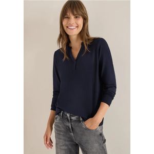 Cecil Dames Shirt in Blauw, Gr: M