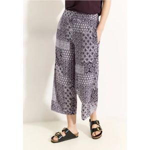 Cecil Dames Broek met patchworkprint in Rood, Gr: L