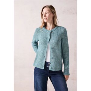 Cecil Dames Grof gebreid vest in Blauw, Gr: XXL
