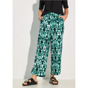 Cecil Dames Losse broek in Groen, Gr: XXL
