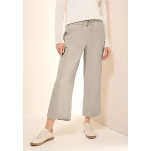 Cecil Dames Wide Legs broek van linnenmix in Beige, Gr: XL