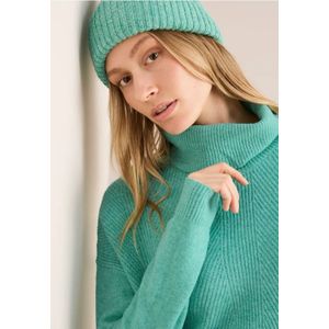 Cecil Dames Trui met col in Groen, Gr: XS