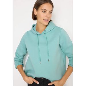 Cecil Dames Sweater met capuchon in Blauw, Gr: L