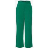 Cecil - Losse Broek - Groen - Dames - Hoge Taille - Zachte Corduroy