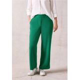 Cecil - Losse Broek - Groen - Dames - Hoge Taille - Zachte Corduroy