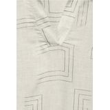 Cecil - Blouse - Beige - Dames - Met Folieprint