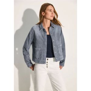 CECIL - B212208 Overhemd - Blauw - Denim - Normale Pasvorm