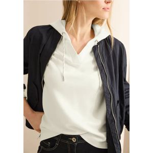 Cecil - Hoodie - Wit - Dames - XXL