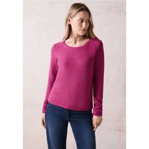 Cecil Dames Gestreept overhemd in Pink, Gr: L