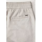 Damesbroek - Hoge Taille - Zwart - Materiaalmix met Stretchaandeel