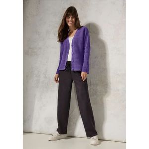 Cecil - Chenille Dolman Vest - Paars - Dames