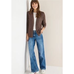 Cecil Dames Vest met structuur in Bruin, Gr: L