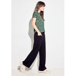 Cecil Dames Tuniekshirt met print in Groen, Gr: XS