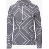 Cecil - Jaquard Overhemd - Grijs - Dames