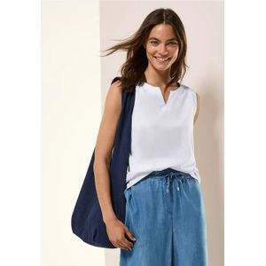 Cecil Dames Top in effen kleur in Wit, Gr: 3XL