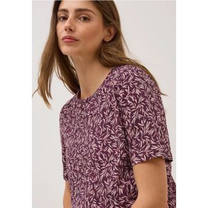 Cecil Dames Basic shirt met patroon in Rood, Gr: L