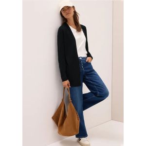 Cecil Dames Open vest in Zwart, Gr: S