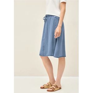 Cecil - Dames Rok - Blauw - Gewassen Look