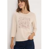Cecil - Clear Mind FP - T-shirt - Lange Mouwen - Dames
