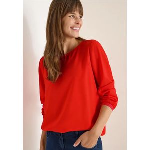 Cecil Dames Blouse in effen kleur in Oranje, Gr: 3XL