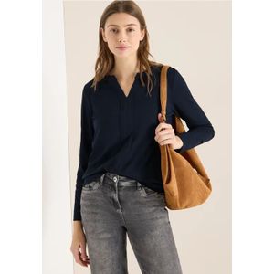 Cecil Dames Shirt in Blauw, Gr: L