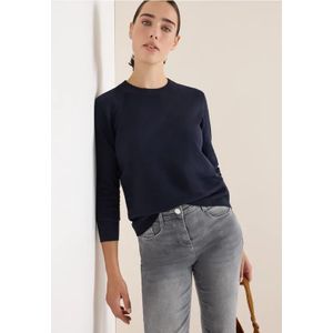 Cecil Dames Zachte trui in Blauw, Gr: XL