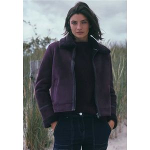 Cecil Dames Velours jas in Rood, Gr: L