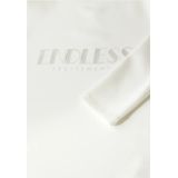 Cecil - B322471 - Damesshirt - Vanilla Wit - Lange Mouwen - Materiaalmix met Stretchgehalte