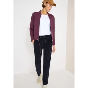 Cecil Dames Comfortabele corduroy broek in Blauw, Gr: XXL