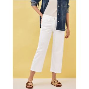 Cecil Dames 7/8 broek Wide Legs in Wit, Gr: 25