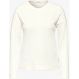 Cecil - Ottomaans Overhemd - Wit - Dames - Lange Mouwen