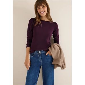 Cecil Dames Shirt met boothals in Rood, Gr: 3XL