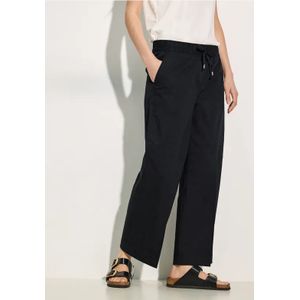 Cecil - Neele - Loose Fit 7/8-broek - Zwart - Dames