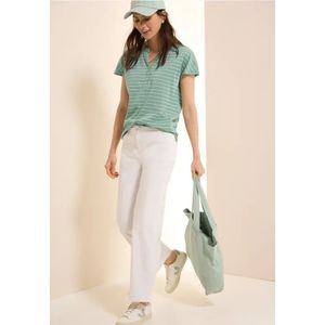 Cecil Dames Gestreept shirt in Groen, Gr: L