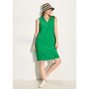 Cecil Dames Jurk met structuur in Groen, Gr: L