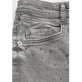 Cecil - B378331 - Damesjeans - Mid Grey Random Wash - Met Glinsterende Details