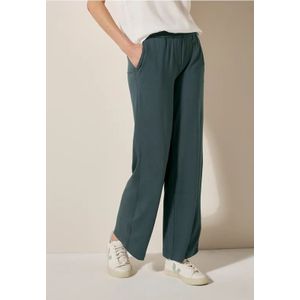 Cecil - Wide Legs - Jersey Broek - Groen - Dames - Gr: XXL