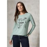 Cecil - Dames Shirt - Groen - Zacht Materiaal