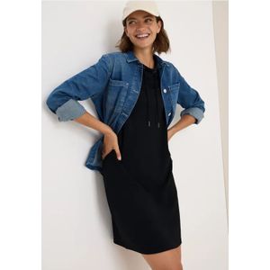 Cecil Dames Cupro Touch jurk in Blauw, Gr: 3XL