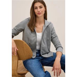 Cecil Dames Lichtgewicht jack met capuchon in Grijs, Gr: L