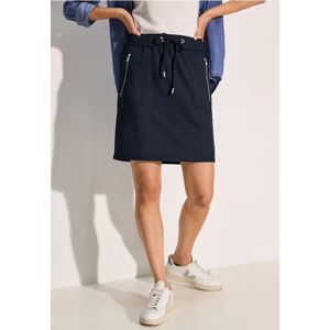 Cecil - Gestructureerde Rok - Blauw - Dames