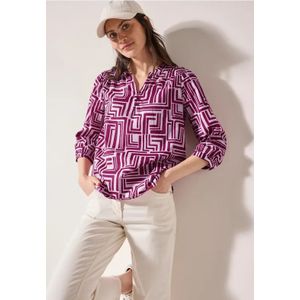 Cecil Dames Gedessineerde blouse in Pink, Gr: M