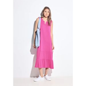 Cecil Dames Jersey zomerjurk in Pink, Gr: XL