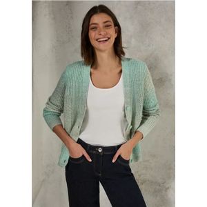 Cecil Dames Vest met V-hals in Groen, Gr: XS