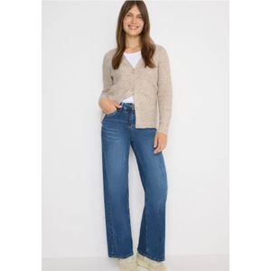 Cecil Dames Grof gemêleerd vest in Bruin, Gr: 3XL