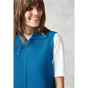 Cecil Dames Mouwloos vest in Turquoise, Gr: M