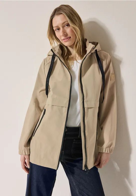 Cecil - Korte Trenchcoat - Beige - Dames
