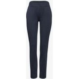 Cecil Dames Gestreepte broek in Blauw, Gr: XXL
