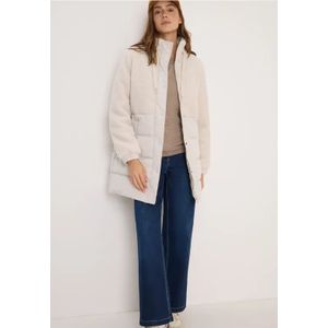 Cecil - Dames Teddyjas - Wit - Met Structuurmix