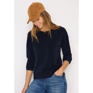 Cecil - Longsleeves - Blauw - Dames Zacht Shirt met Lange Mouwen